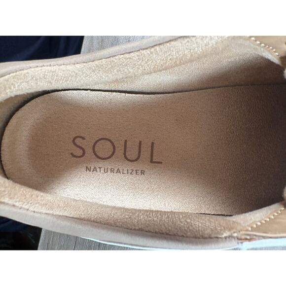 Soul Naturalizer Neela White Tan Women's Sneaker Shoes 8.5 Wide- EUC - Picture 9 of 9